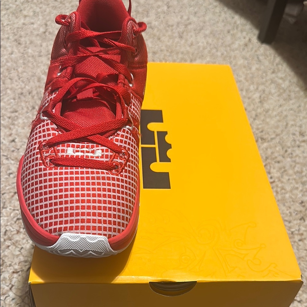 LeBron Witness VII TB - Nike Red Checkered Sneakers